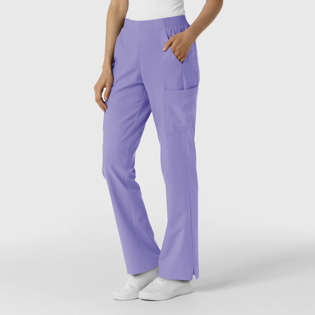 Wink Scrubs Women's Cargo Utility Scrub Pant Iris Purple | scrub-supply.com