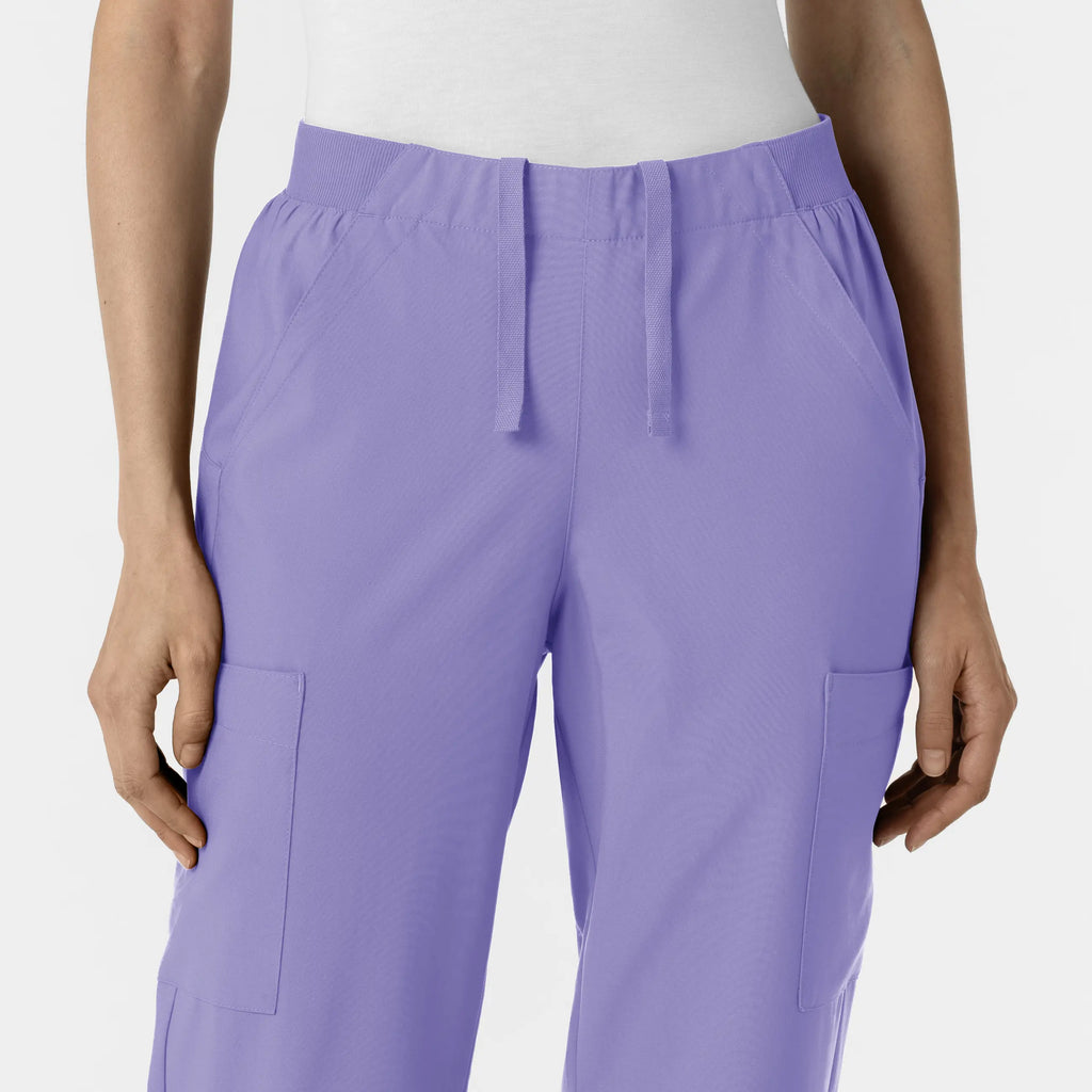 Wink Scrubs Women's Cargo Utility Scrub Pant Iris Purple | scrub-supply.com