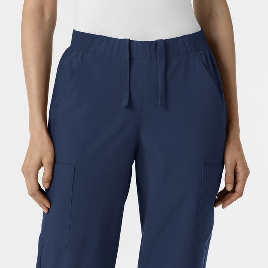 Wink Scrubs Women's Cargo Utility Scrub Pant Navy | scrub-supply.com