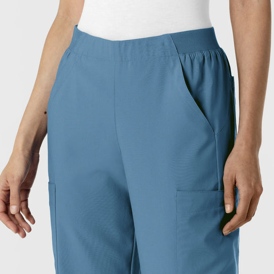 Wink Scrubs Women's Cargo Utility Scrub Pant Pacific Blue | scrub-supply.com