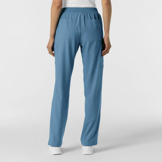 Wink Scrubs Women's Cargo Utility Scrub Pant Pacific Blue | scrub-supply.com
