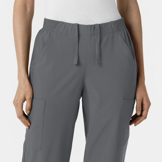Wink Scrubs Women's Cargo Utility Scrub Pant Pewter | scrub-supply.com