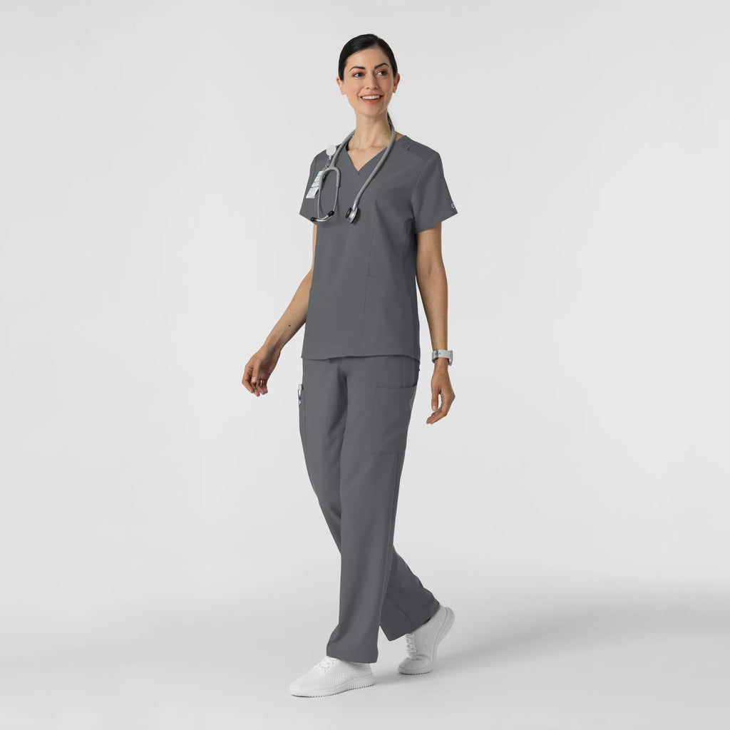 Wink Scrubs Women's Cargo Utility Scrub Pant Pewter | scrub-supply.com