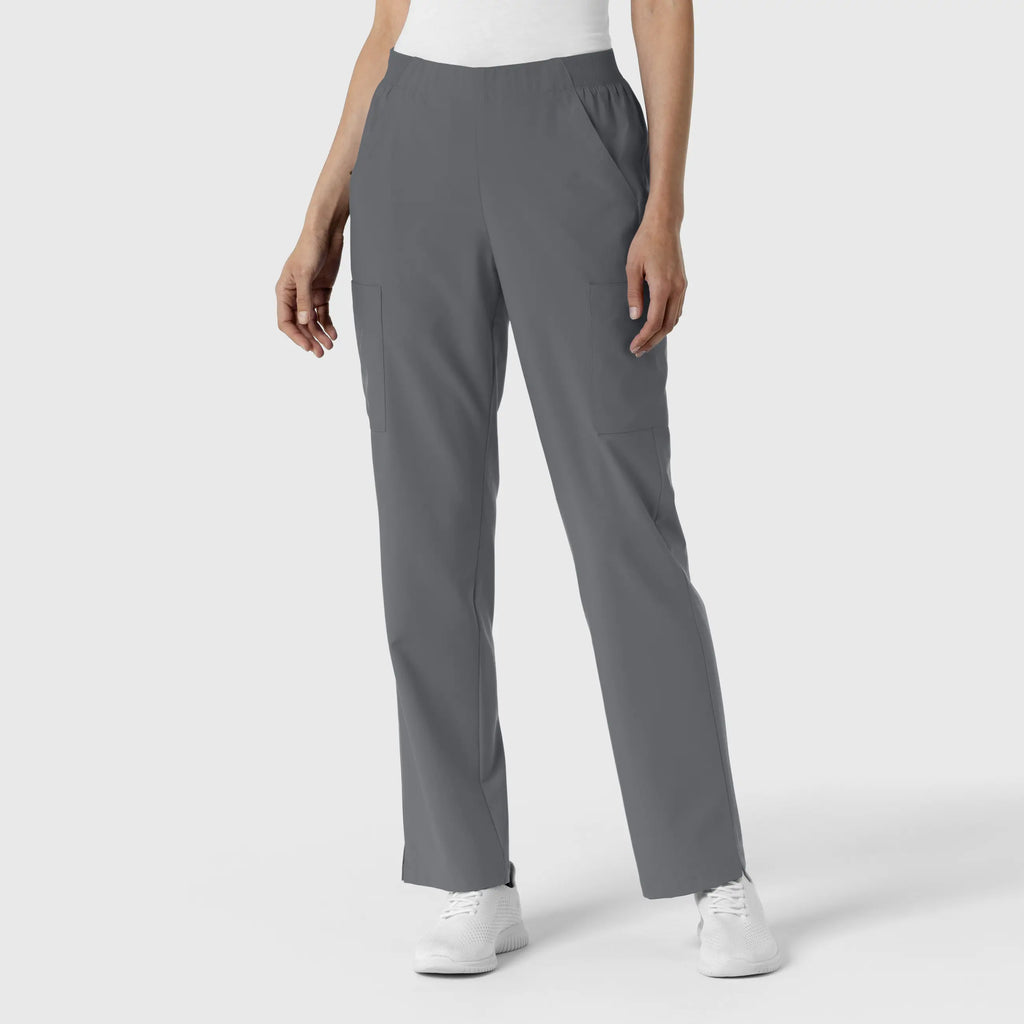 Wink Scrubs Women's Cargo Utility Scrub Pant Pewter | scrub-supply.com