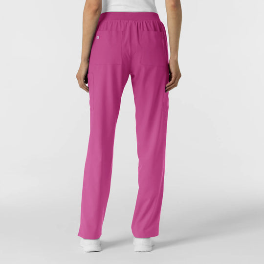 Wink Scrubs Women's Cargo Utility Scrub Pant Raspberry | scrub-supply.com