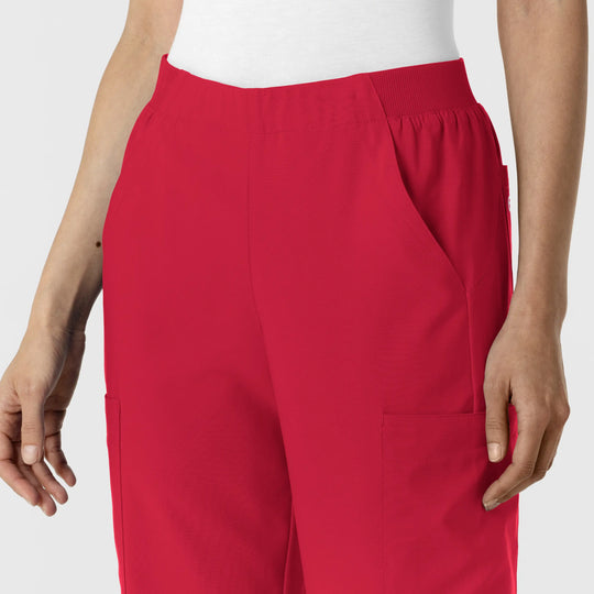 Wink Scrubs Women's Cargo Utility Scrub Pant Red | scrub-supply.com