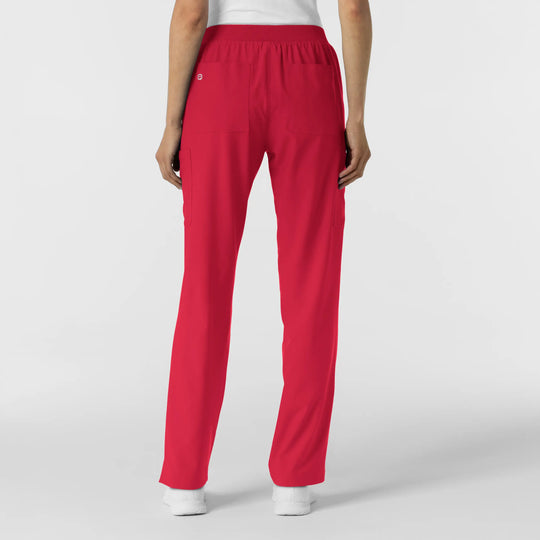 Wink Scrubs Women's Cargo Utility Scrub Pant Red | scrub-supply.com