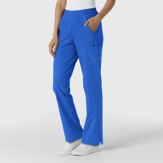 Wink Scrubs Women's Cargo Utility Scrub Pant Royal Blue | scrub-supply.com