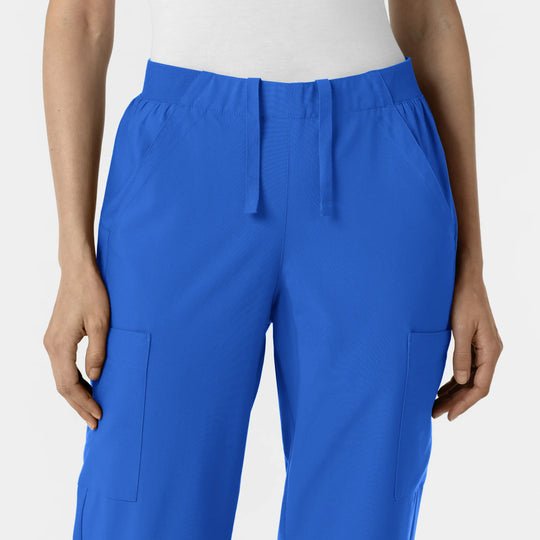 Wink Scrubs Women's Cargo Utility Scrub Pant Royal Blue | scrub-supply.com