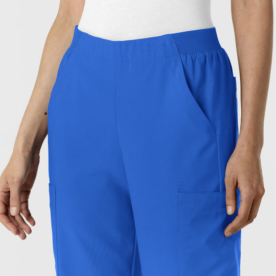 Wink Scrubs Women's Cargo Utility Scrub Pant Royal Blue | scrub-supply.com