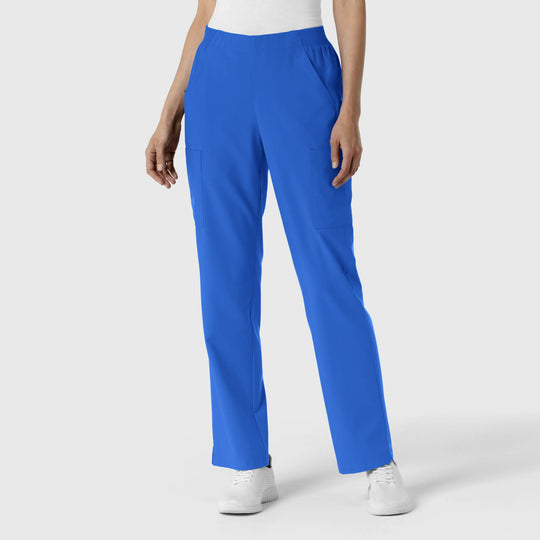 Wink Scrubs Women's Cargo Utility Scrub Pant Royal Blue | scrub-supply.com