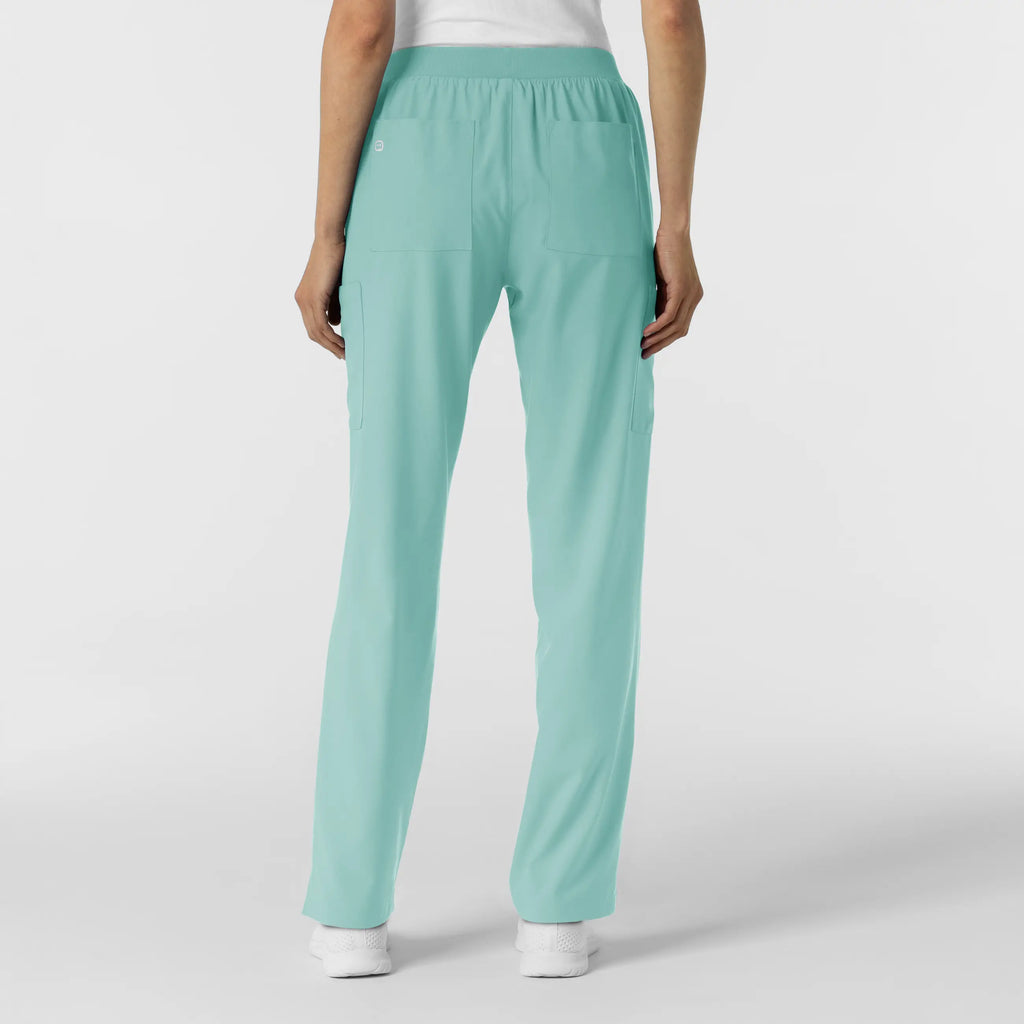 Wink Scrubs Women's Cargo Utility Scrub Pant Turquoise | scrub-supply.com