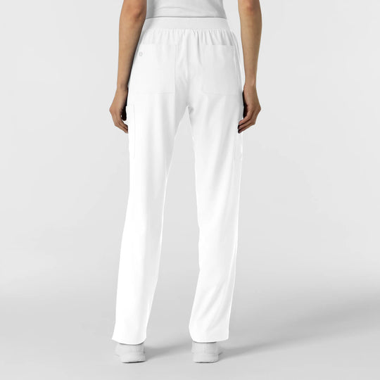 Wink Scrubs Women's Cargo Utility Scrub Pant White | scrub-supply.com