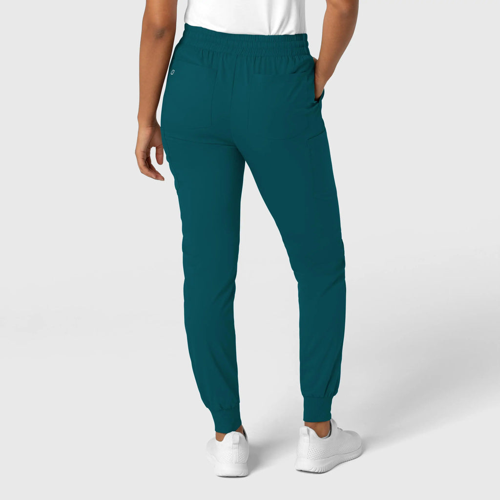 Wink Scrubs Women's Boundless Jogger Scrub Pant Caribbean Blue | scrub-supply.com