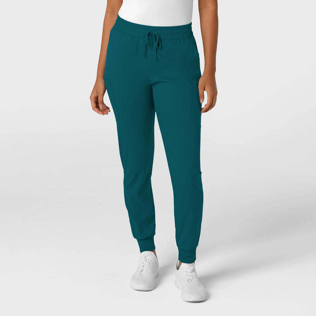 Wink Scrubs Women's Boundless Jogger Scrub Pant Caribbean Blue | scrub-supply.com