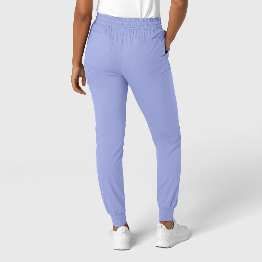 Wink Scrubs Women's Boundless Jogger Scrub Pant Ceil Blue | scrub-supply.com