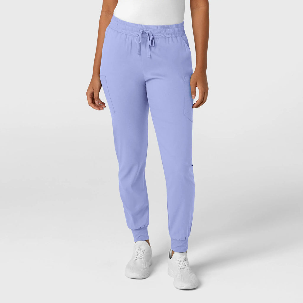 Wink Scrubs Women's Boundless Jogger Scrub Pant Ceil Blue | scrub-supply.com