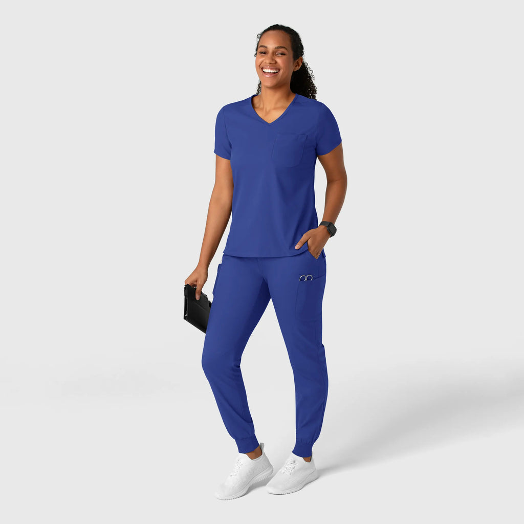 Wink Scrubs Women's Boundless Jogger Scrub Pant Galaxy Blue | scrub-supply.com