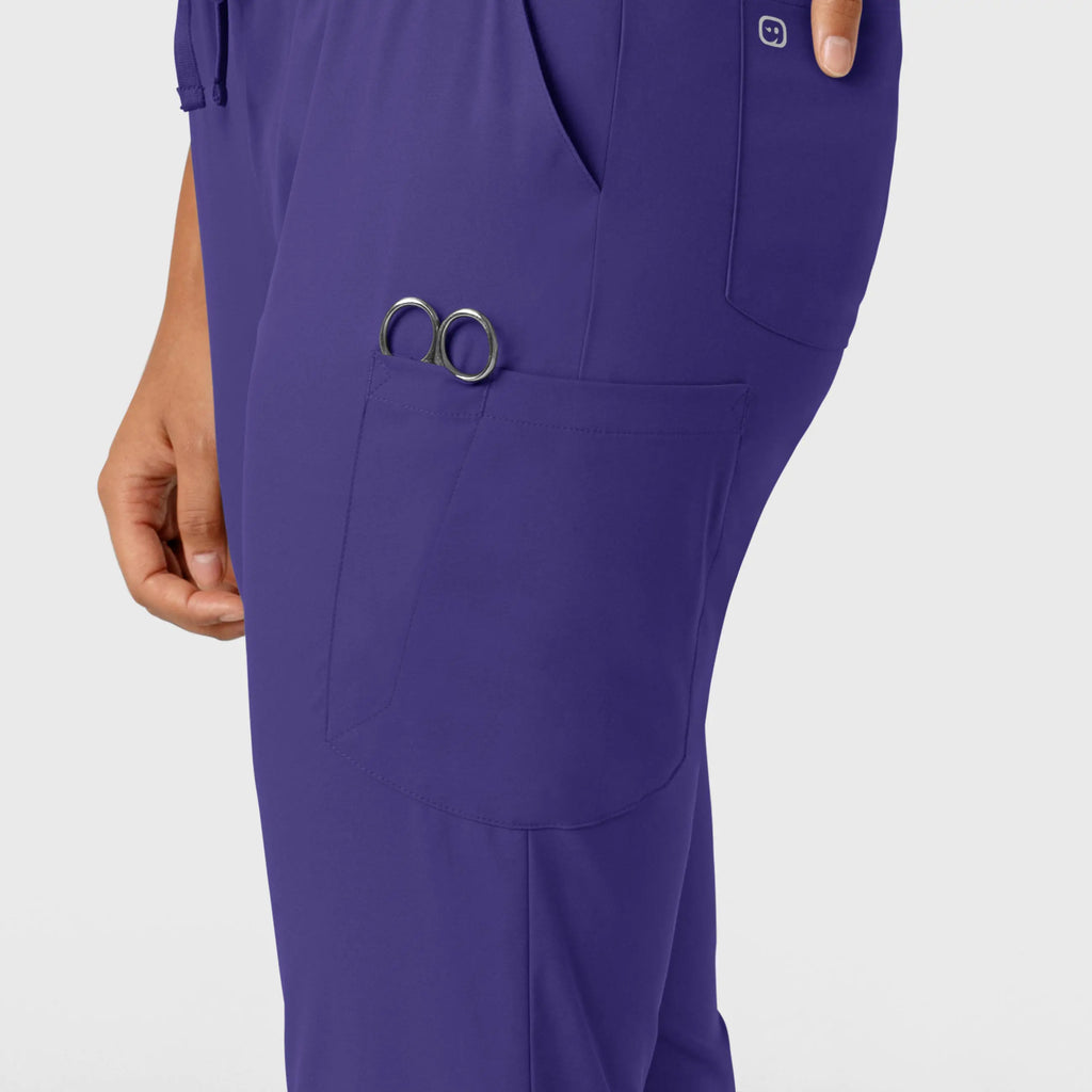 Wink Scrubs Women's Boundless Jogger Scrub Pant Grape | scrub-supply.com