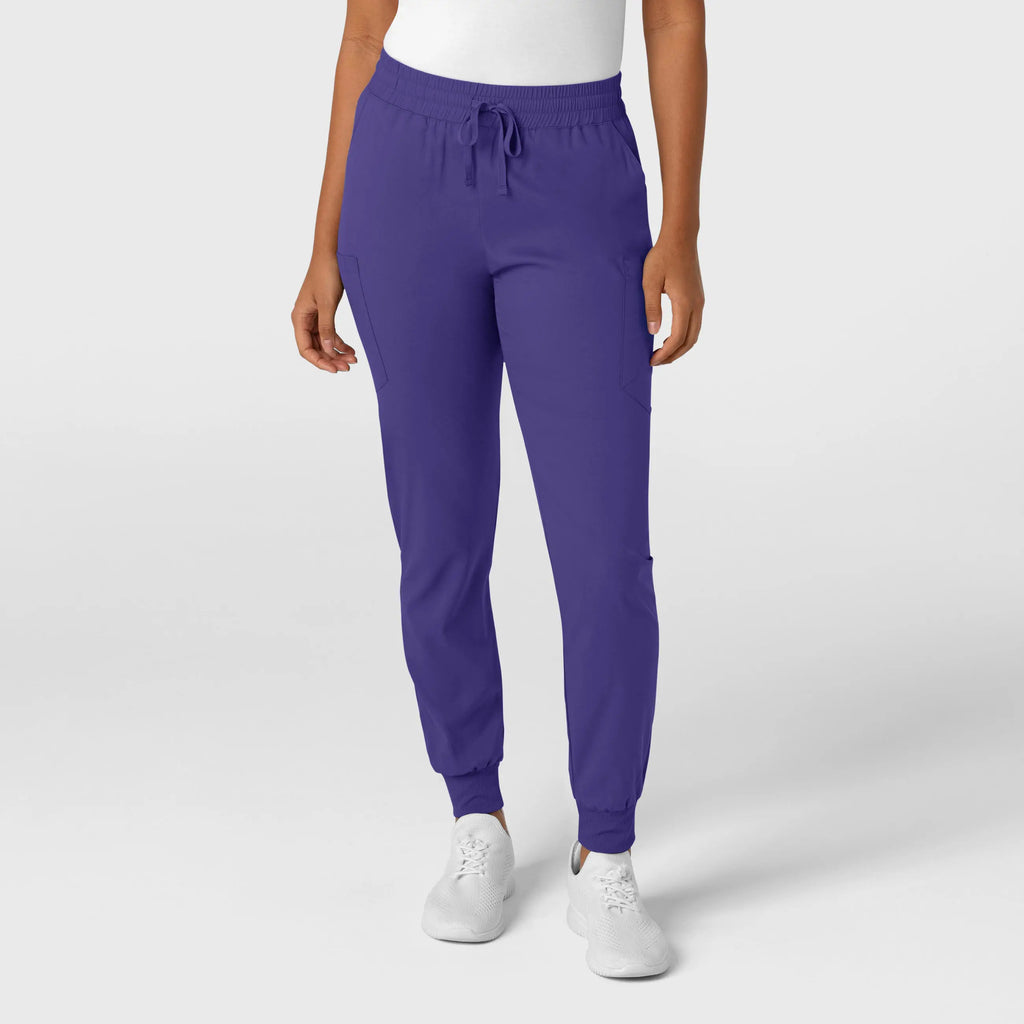 Wink Scrubs Women's Boundless Jogger Scrub Pant Grape | scrub-supply.com