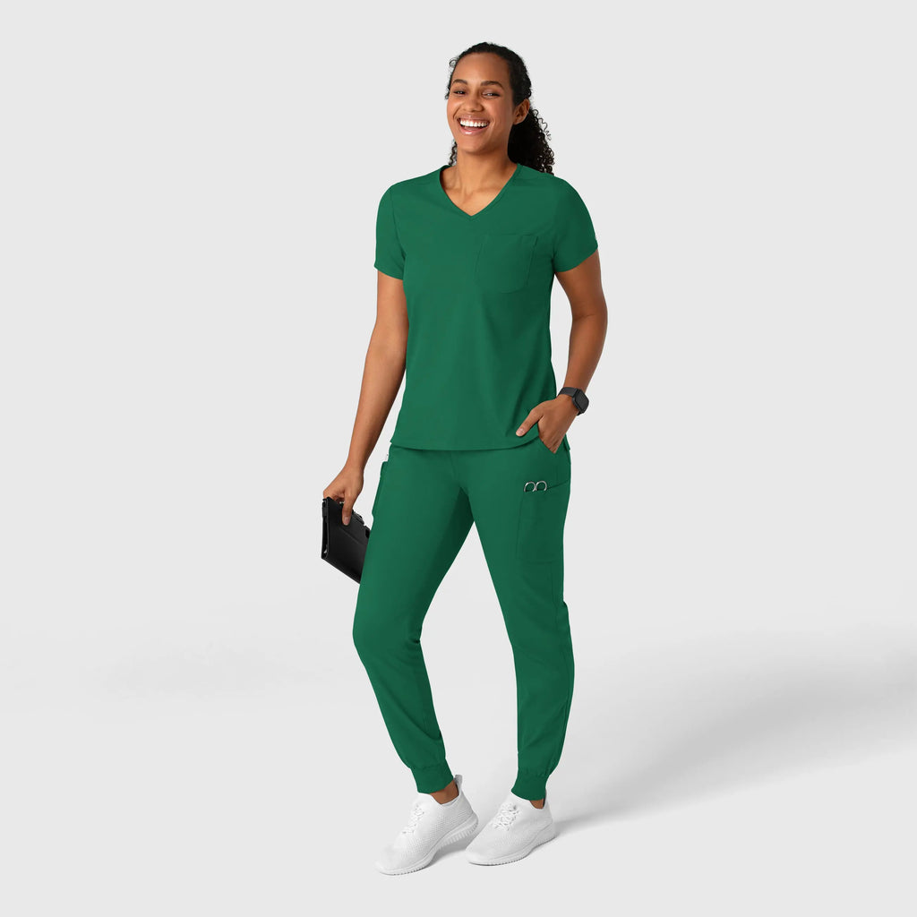 Wink Scrubs Women's Boundless Jogger Scrub Pant Hunter | scrub-supply.com