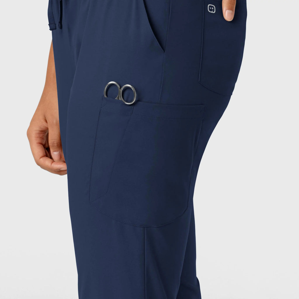 Wink Scrubs Women's Boundless Jogger Scrub Pant Navy | scrub-supply.com