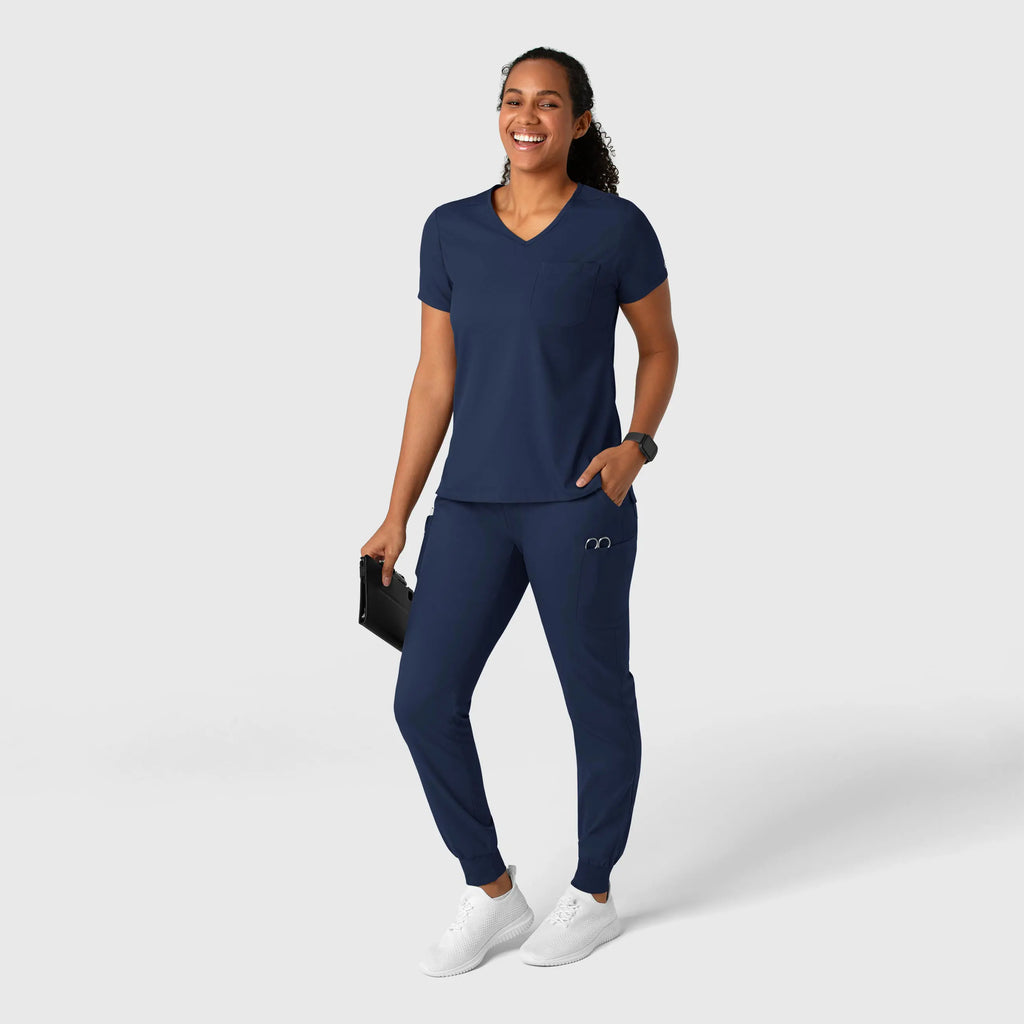 Wink Scrubs Women's Boundless Jogger Scrub Pant Navy | scrub-supply.com