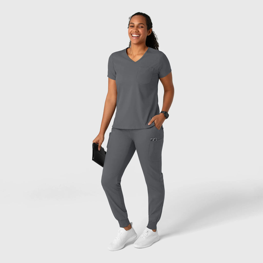 Wink Scrubs Women's Boundless Jogger Scrub Pant Pewter | scrub-supply.com