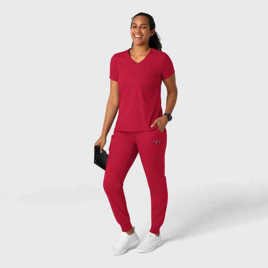 Wink Scrubs Women's Boundless Jogger Scrub Pant Red | scrub-supply.com