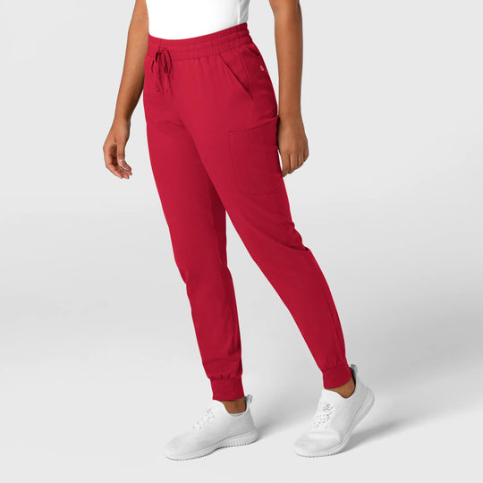Wink Scrubs Women's Boundless Jogger Scrub Pant Red | scrub-supply.com