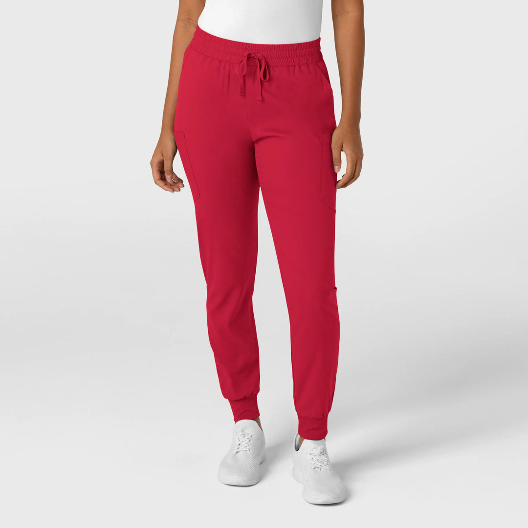 Wink Scrubs Women's Boundless Jogger Scrub Pant Red | scrub-supply.com