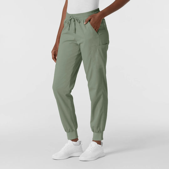 Wink Scrubs Women's Boundless Jogger Scrub Pant Sage | scrub-supply.com