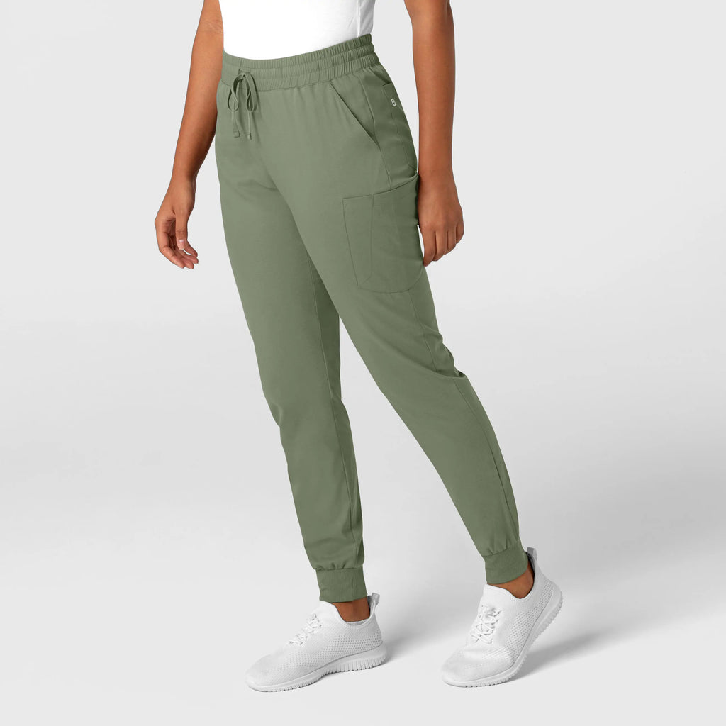 Wink Scrubs Women's Boundless Jogger Scrub Pant Sage | scrub-supply.com