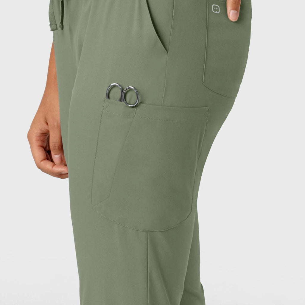 Wink Scrubs Women's Boundless Jogger Scrub Pant Sage | scrub-supply.com