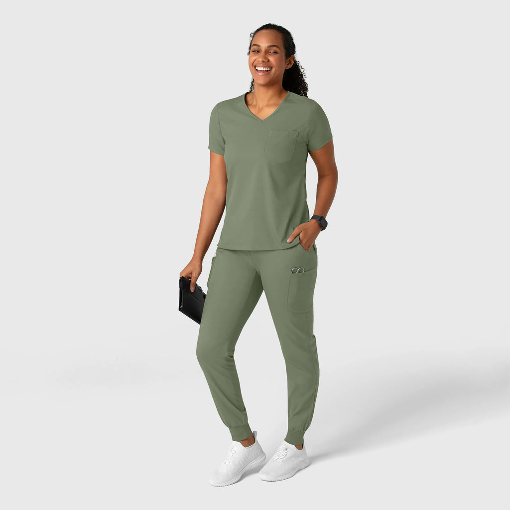 Wink Scrubs Women's Boundless Jogger Scrub Pant Sage | scrub-supply.com