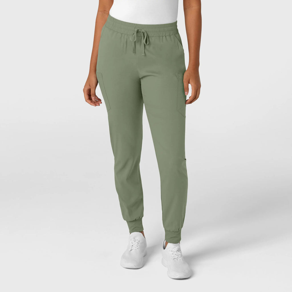 Wink Scrubs Women's Boundless Jogger Scrub Pant Sage | scrub-supply.com