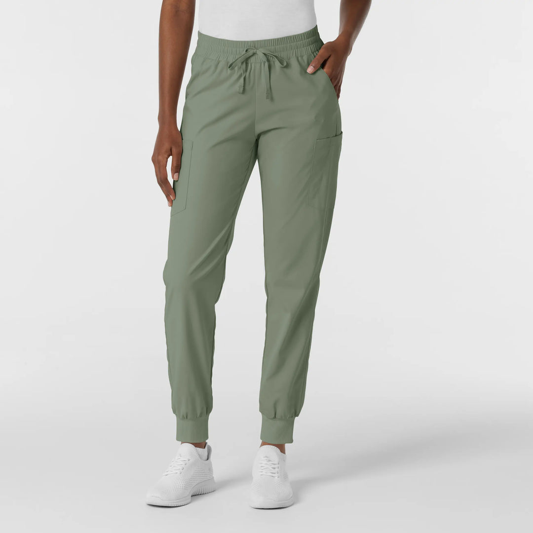 Wink Scrubs Women's Boundless Jogger Scrub Pant Sage | scrub-supply.com