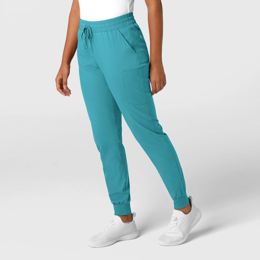 Wink Scrubs Women's Boundless Jogger Scrub Pant Teal | scrub-supply.com