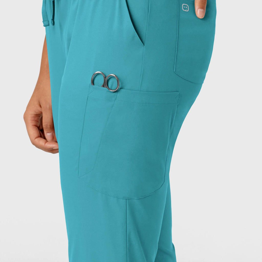 Wink Scrubs Women's Boundless Jogger Scrub Pant Teal | scrub-supply.com