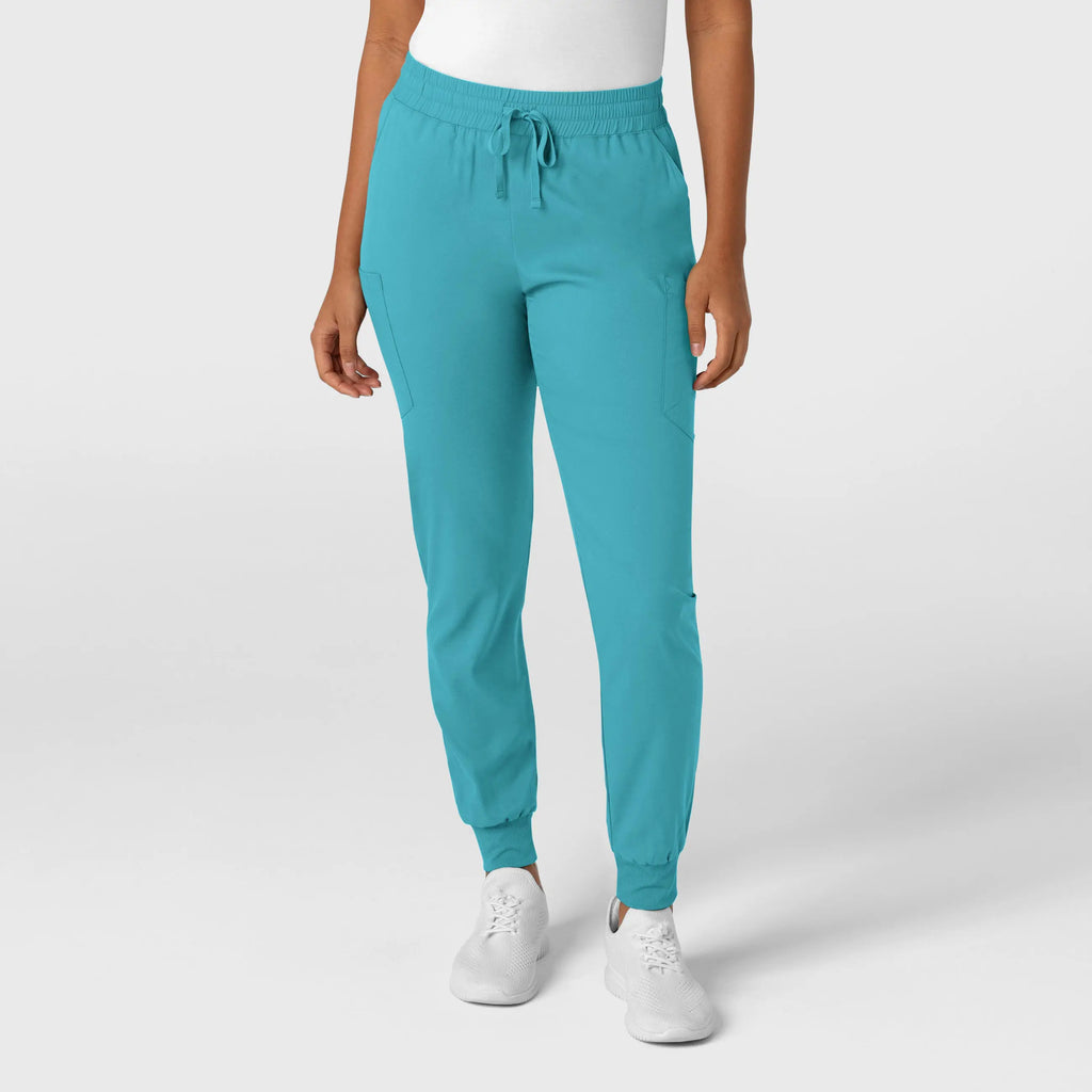 Wink Scrubs Women's Boundless Jogger Scrub Pant Teal | scrub-supply.com