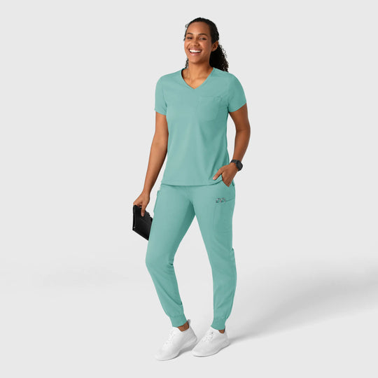 Wink Scrubs Women's Boundless Jogger Scrub Pant Turquoise | scrub-supply.com