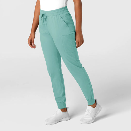 Wink Scrubs Women's Boundless Jogger Scrub Pant Turquoise | scrub-supply.com