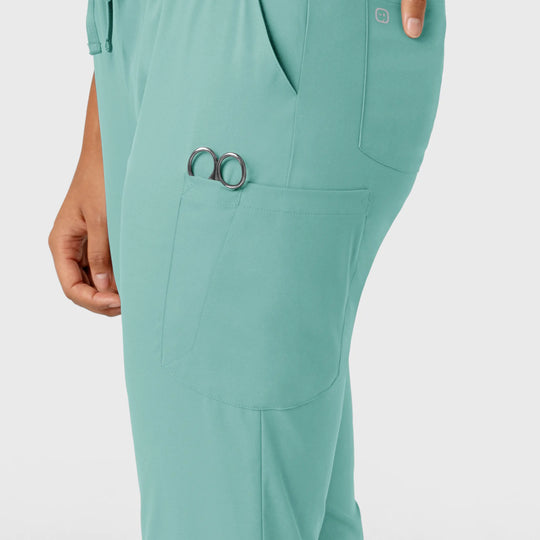 Wink Scrubs Women's Boundless Jogger Scrub Pant Turquoise | scrub-supply.com