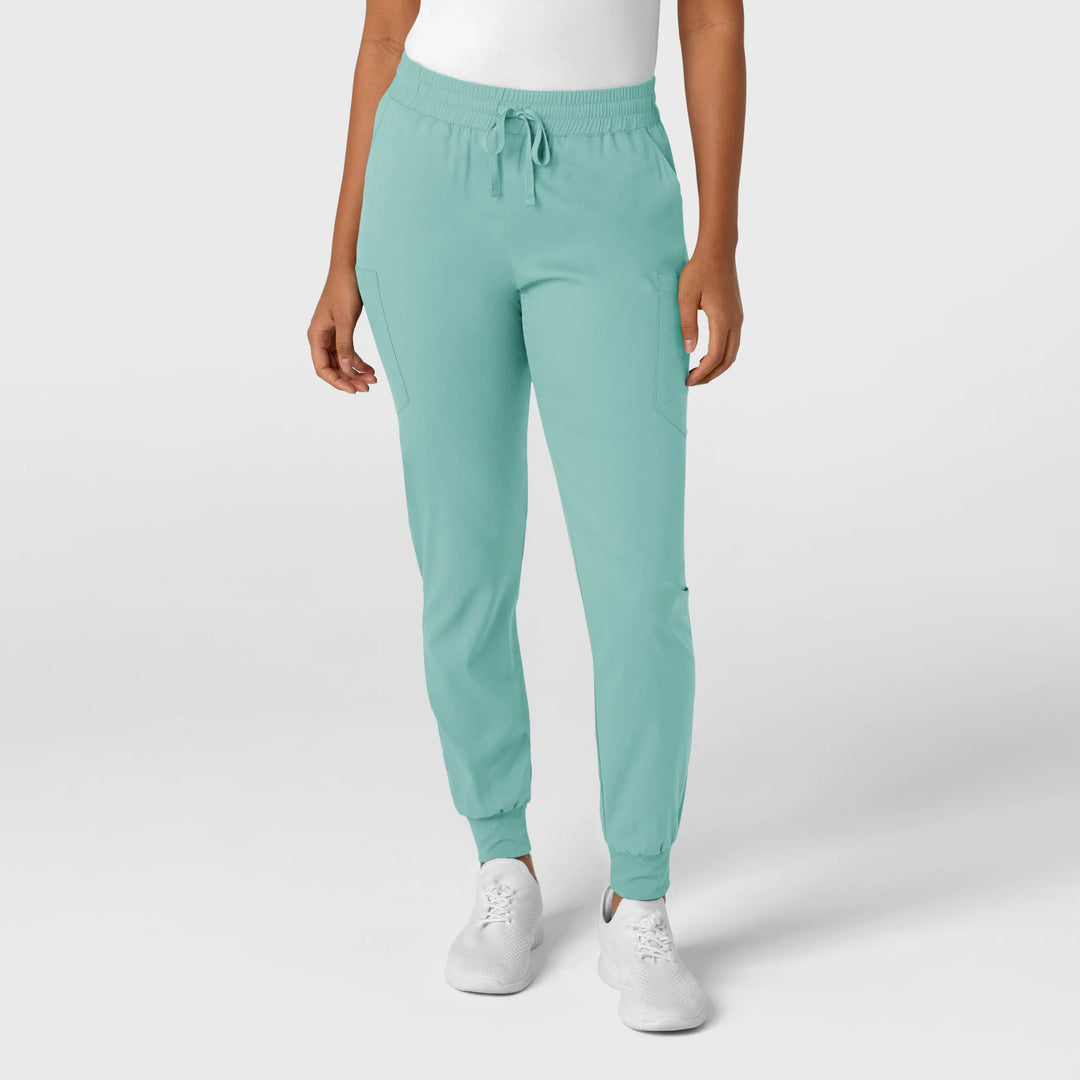 Wink Scrubs Women's Boundless Jogger Scrub Pant Turquoise | scrub-supply.com