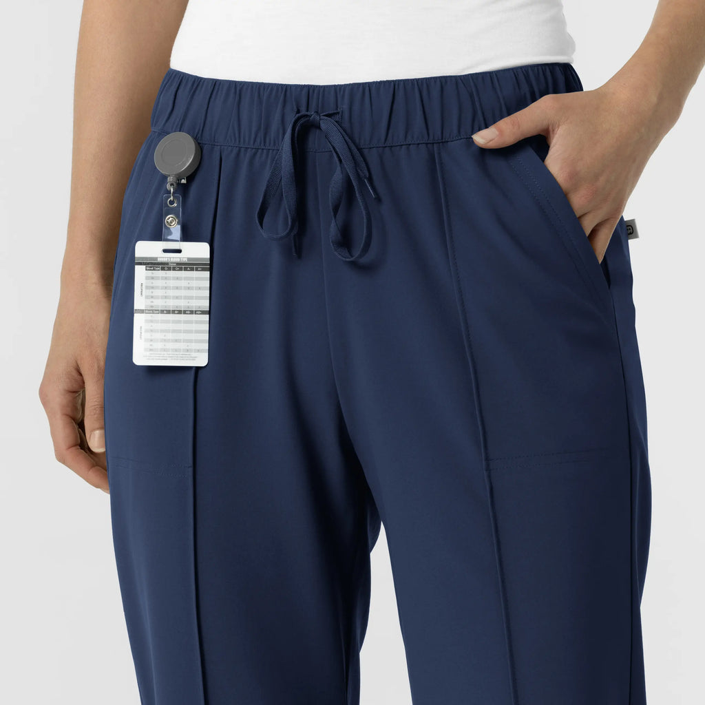 Wink Scrubs Women's Pintuck Scrub Pant Navy | scrub-supply.com