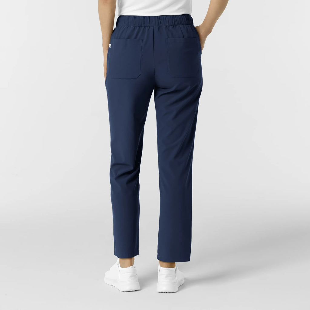 Wink Scrubs Women's Pintuck Scrub Pant Navy | scrub-supply.com