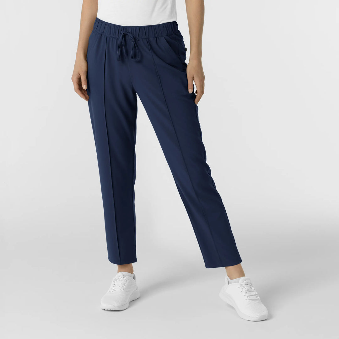 Wink Scrubs Women's Pintuck Scrub Pant Navy | scrub-supply.com