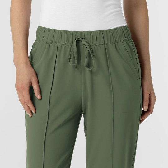 Wink Scrubs Women's Pintuck Scrub Pant Olive | scrub-supply.com