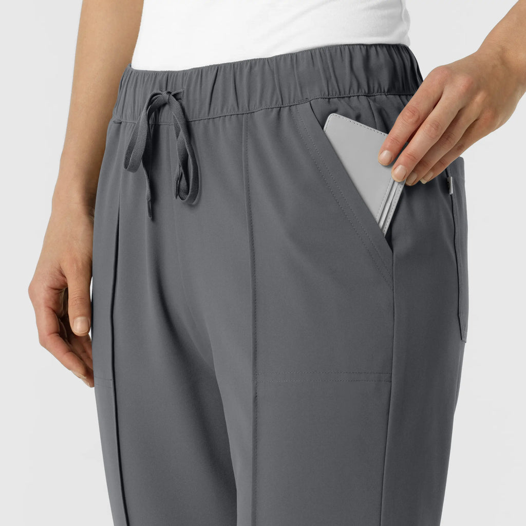 Wink Scrubs Women's Pintuck Scrub Pant Pewter | scrub-supply.com
