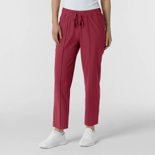 Wink Scrubs Women's Pintuck Scrub Pant Ruby | scrub-supply.com